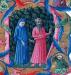 "Dante e Virgilio" - Divina Commedia, Giovanni di Paolo (c. 1444-1450), Londra, British Museum
