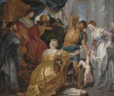 Pieter Paul Rubens, "Il Giudizio di Salomone" (1617) - Olio su tela, Statens Museum for Kunst, Copenaghen