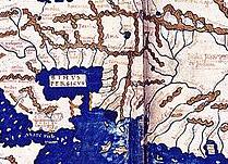 Henricus Martellus, Mappa del Mondo, Firenze (1489), Pittura su carta, Londra, British Library
