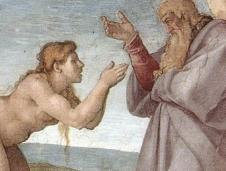  Michelangelo Buonarroti - La creazione di Eva (1511) affresco - Cappella Sistina - Città del Vaticano