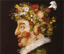 Giuseppe Arcimboldo - Primavera (1563), olio su tavola, Madrid, Real Academia de Bellas Artes de San Fernando 