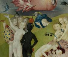 Hyeronimus Bosch- Trittico del Giardino delle delizie, dettaglio del pannello centrale (1480-1490 circa) olio su tavola, Madrid, Museo del Prado